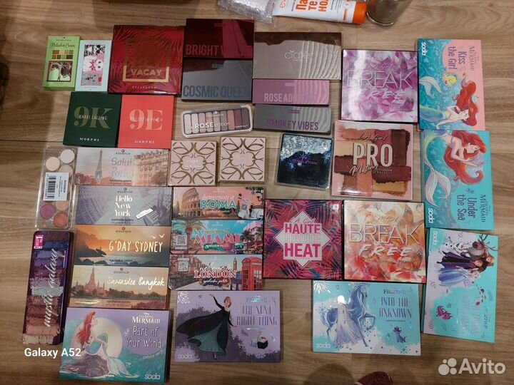 Палетка теней la girl, bh cosmetics, pupa, soda