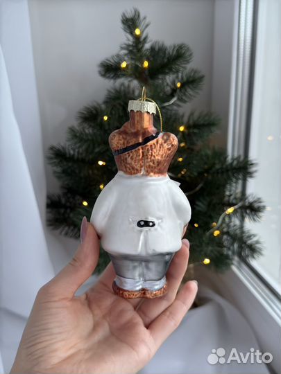 Елочная игрушка Медведь