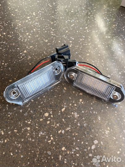 Подсветка номера Skoda Octavia 1