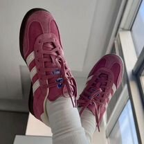 Кеды Adidas Gazelle Indoor Pink Cloud White ориг