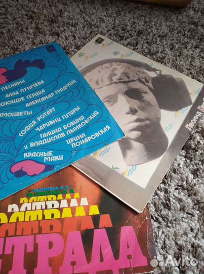 Пластинки сов. и зарубеж.эстрады