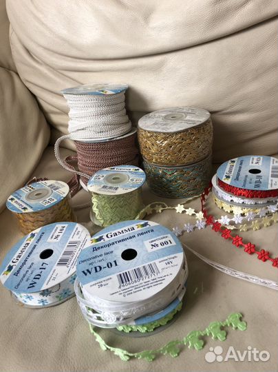 Тесьма декоративная для рукоделия Гамма