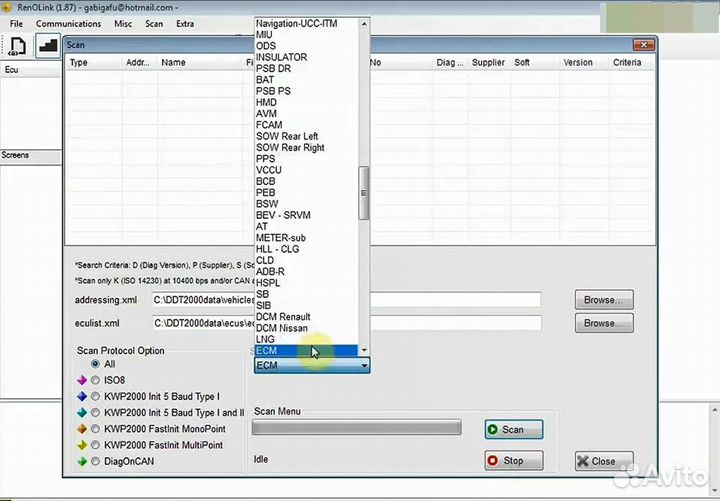 Renolink OBD2 для Renault ECU Programmer