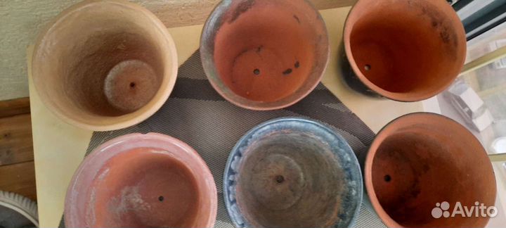 Горшки цветочные керамические