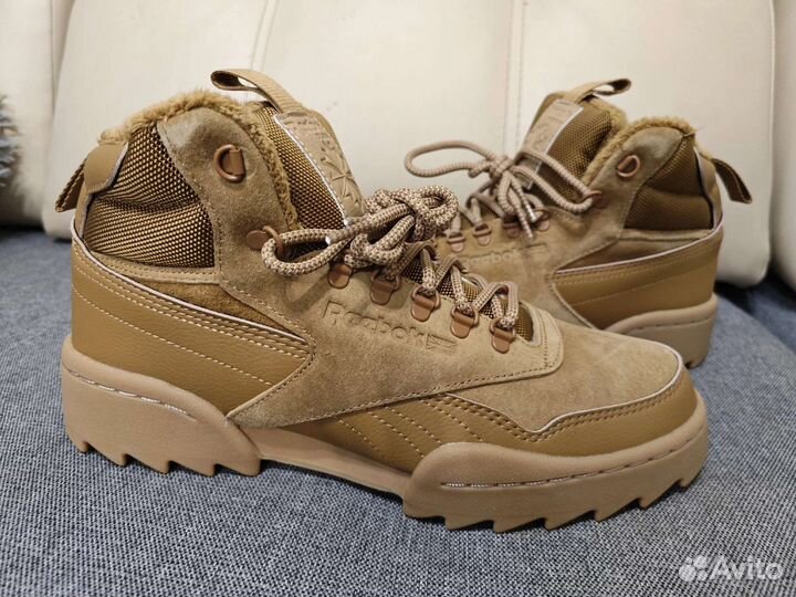 Ботинки reebok Exofit HI Plus unisex коричневые