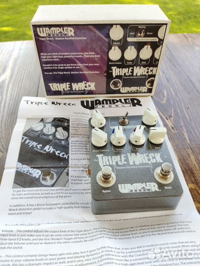Гитарная педаль Wampler Triple Wreck Distortion