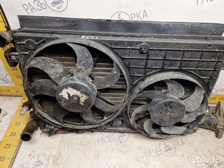 Вентилятор радиатора VW Jetta 6 1.6 кондиционер