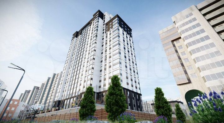 2-к. квартира, 57,9 м², 6/25 эт.