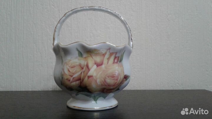 Конфетница (новая), фарфор, винтаж