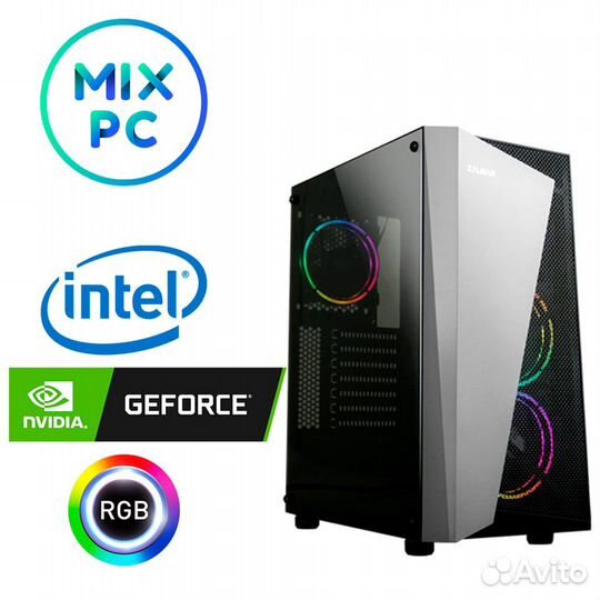 Компьютер i3 10100F + GTX1650