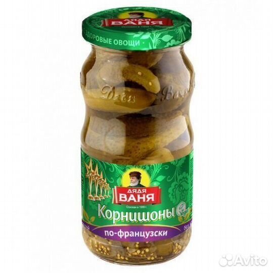 Опт - Корнишоны Дядя Ваня По-французски 460г