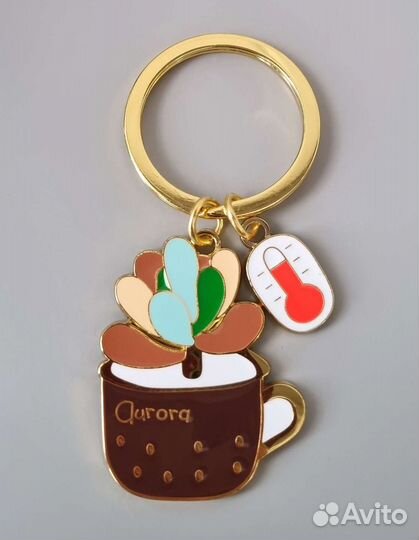 Суккуленты - ручка, брелок - подвеска, суккулент