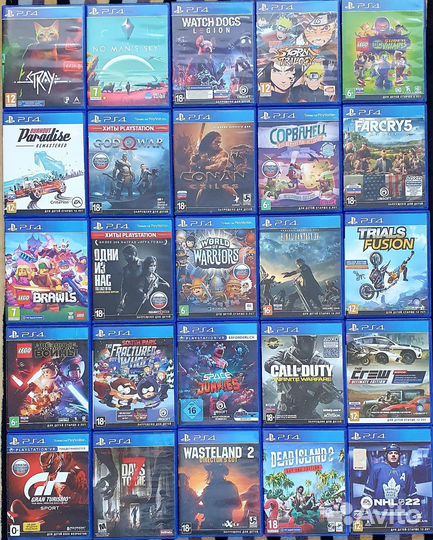 Игры для приставок PS4