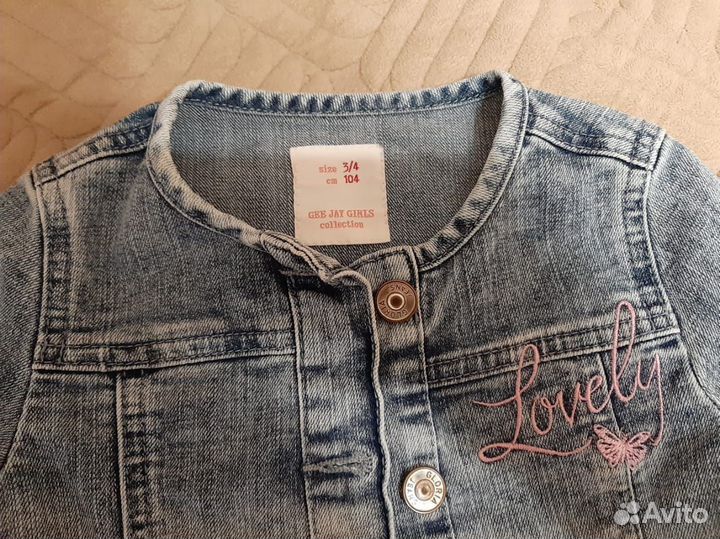 Джинсовые куртки для девочки
