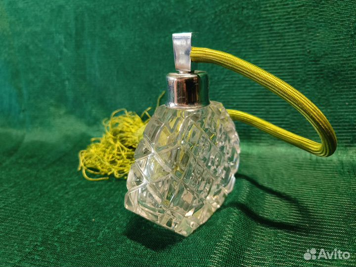 Флакон духов хрусталь Bohemia Crystal Чехословакия