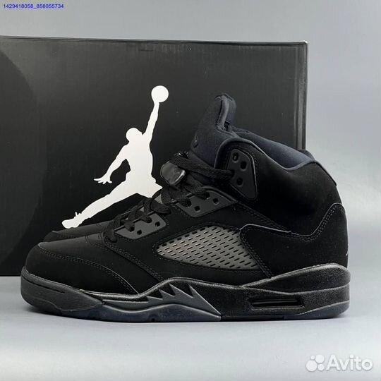 Кроссовки Nike Jordan 5 Black Cat (Арт.39641)