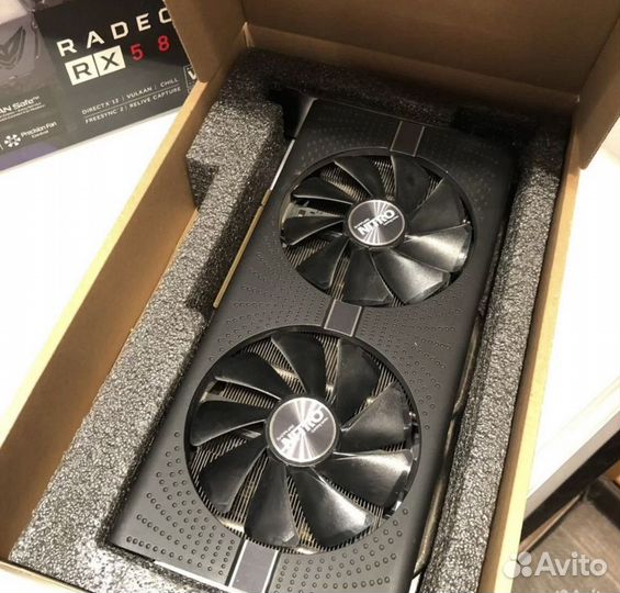 Видеокарта rx580 4gb