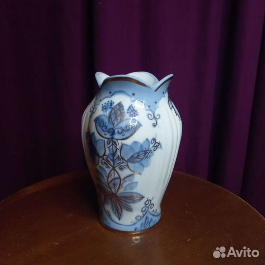 Ваза керамическая Гжель СССР
