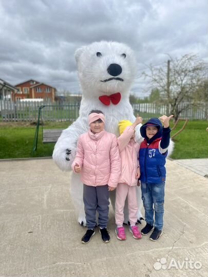 Белый мишка поздравление