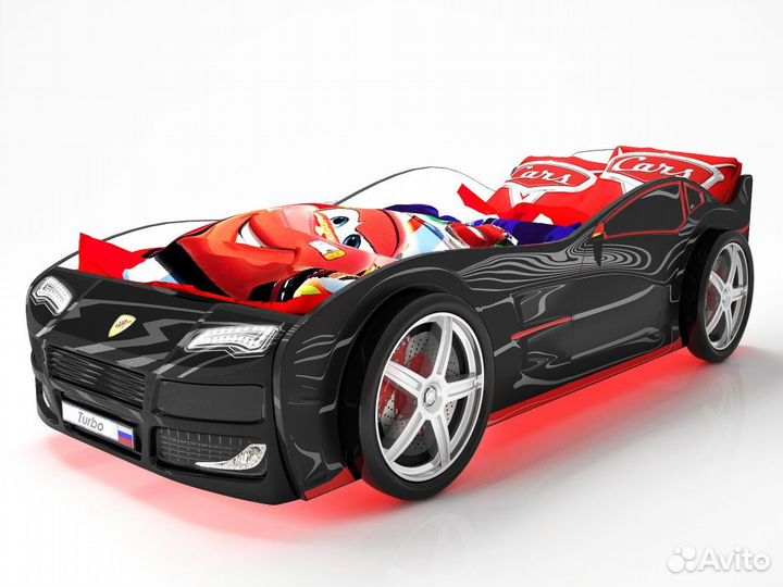 Детская кровать машина