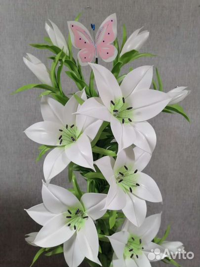 Торшер напольный Лилия из изолона