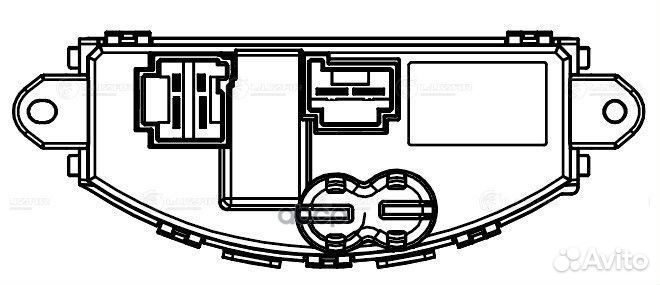 Резистор э/вент. отоп. для а/м BMW 3 (F30)