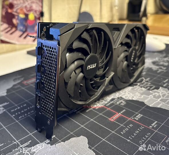 Видеокарта MSI GeForce RTX 3060 ventus 2X OC (LHR)