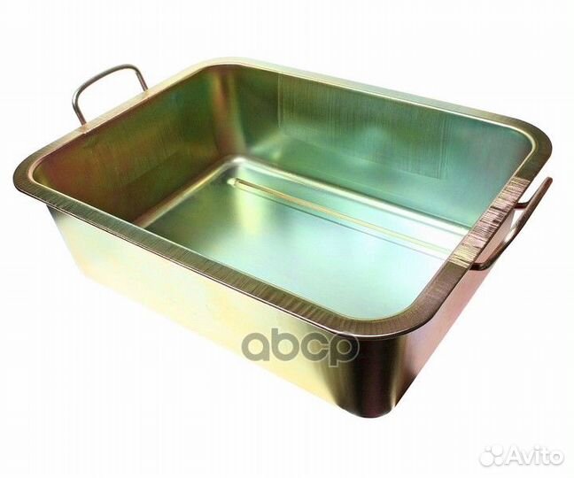 Поддон для слива масла металл 22л с ручками 490