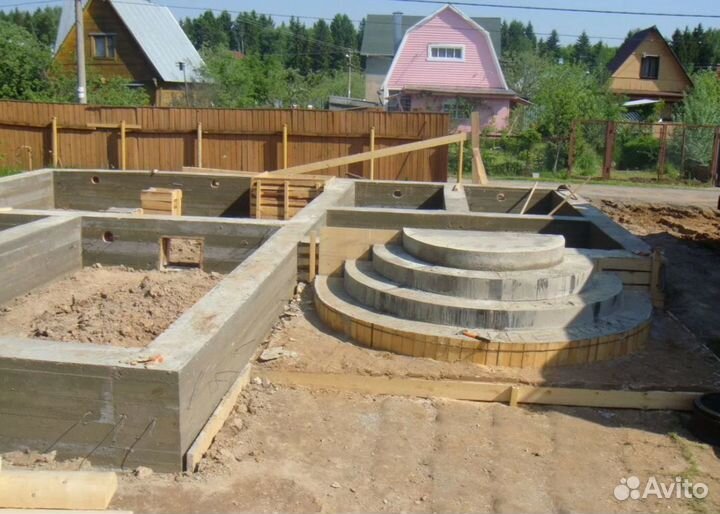 Фундамент Заливка фундамента Ремонт фундамента