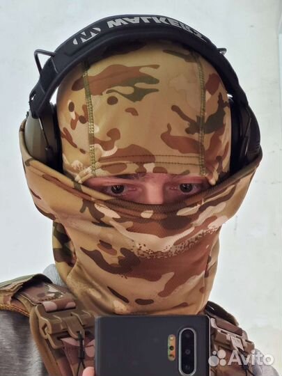 Балаклава зимняя флисовая цвет Multi Cam