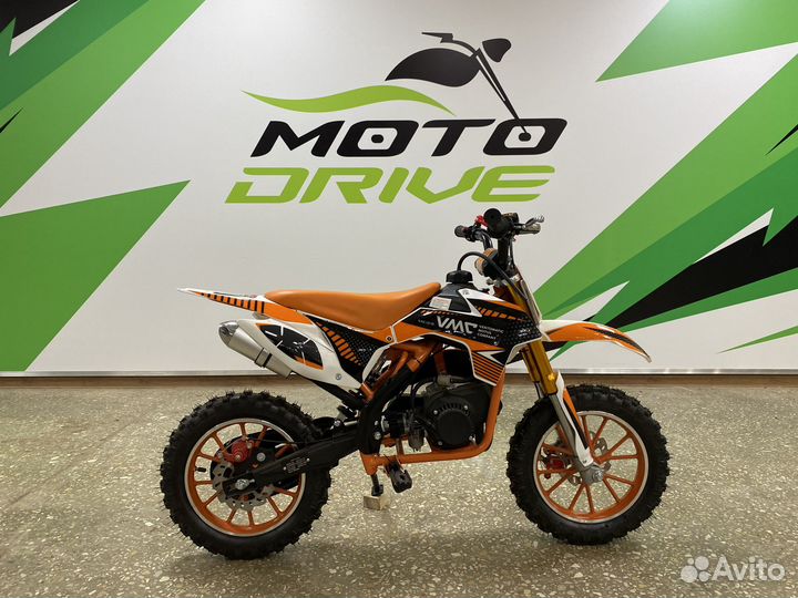 Питбайк детский 50cc 2т колеса 10x10