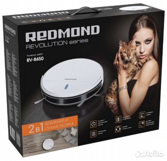 Робот пылесос redmond RV-R450