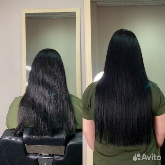 Наращивание биопротеиновых волос