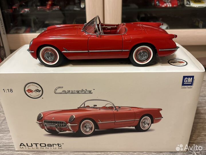 Chevrolet corvette spider 1954 1/18 Autoart