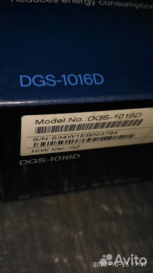 Коммутатор D-Link DGS-1016D