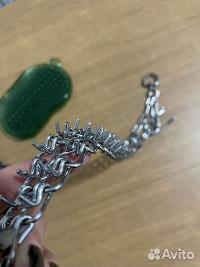 Халти ошейник строгач и щетка массажная