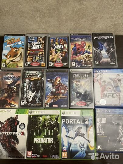 Игры PsP, Xbox360, лицензия