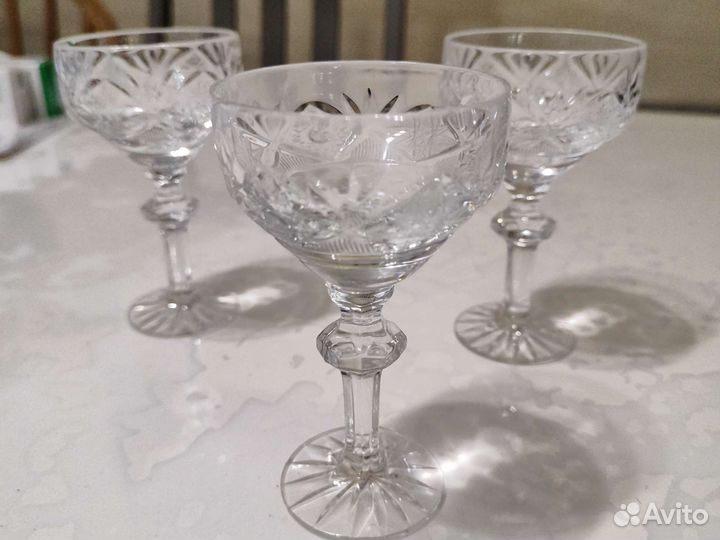 Хрусталь Богемия, креманки