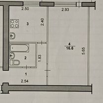 1-к. квартира, 31,8 м², 2/5 эт.