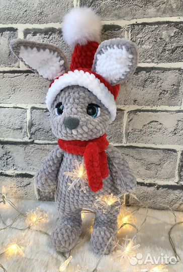 Вязаный зайка