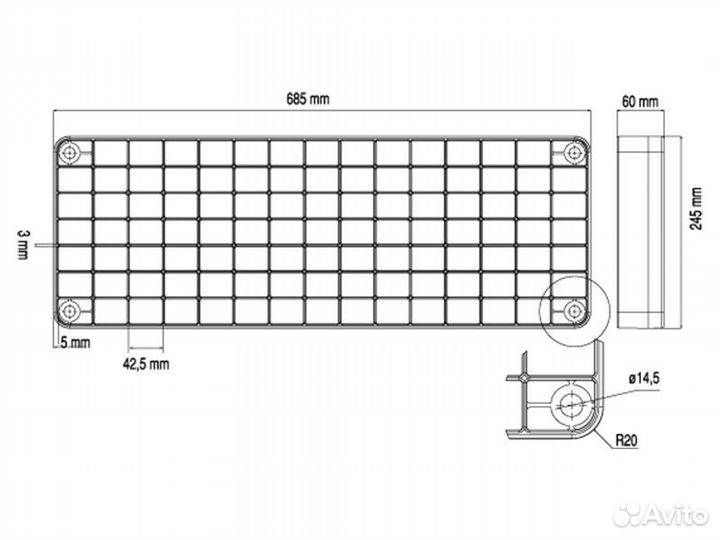 Паллет пластик трап