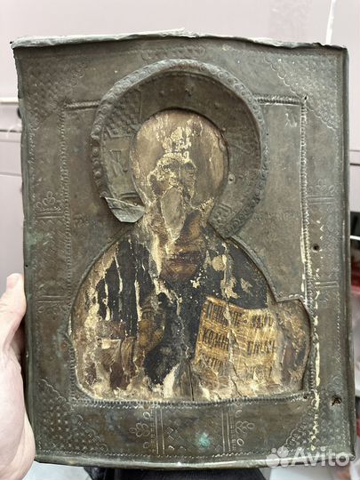 Господь Вседержитель 18 век, басма