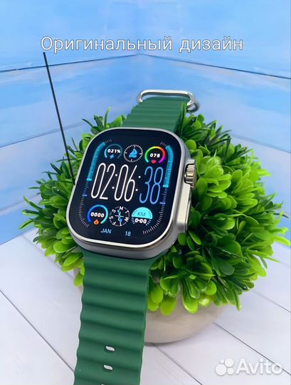 Смарт часы HK 9 Ultra 2 экран Amoled гарантия
