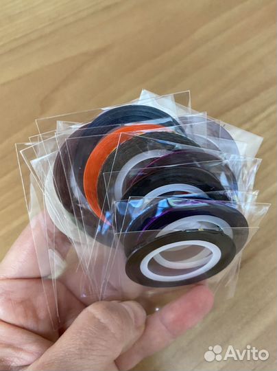 Палитра для лака и лента для ногтей