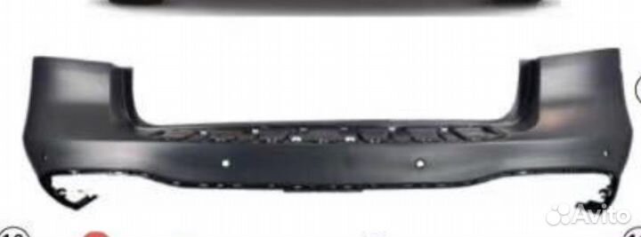 Задний бампер GLE 166 амг не орегинал