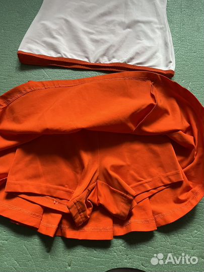 Теннисная юбка и майка adidas на девочку рост 140