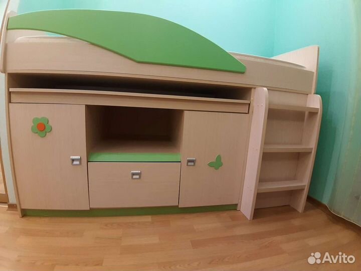 Детская кровать Корвет с бортиками б/у