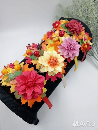 Ободок для волос осенний