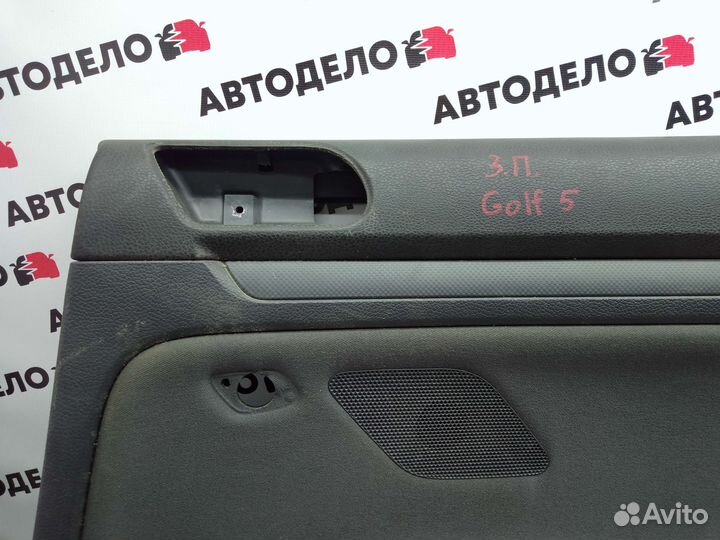 Обшивка двери з/п Volkswagen Golf MK5 2006