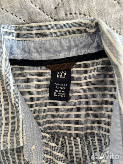 Рубашки и жилет для мальчика GAP, H&M, MC 98 см